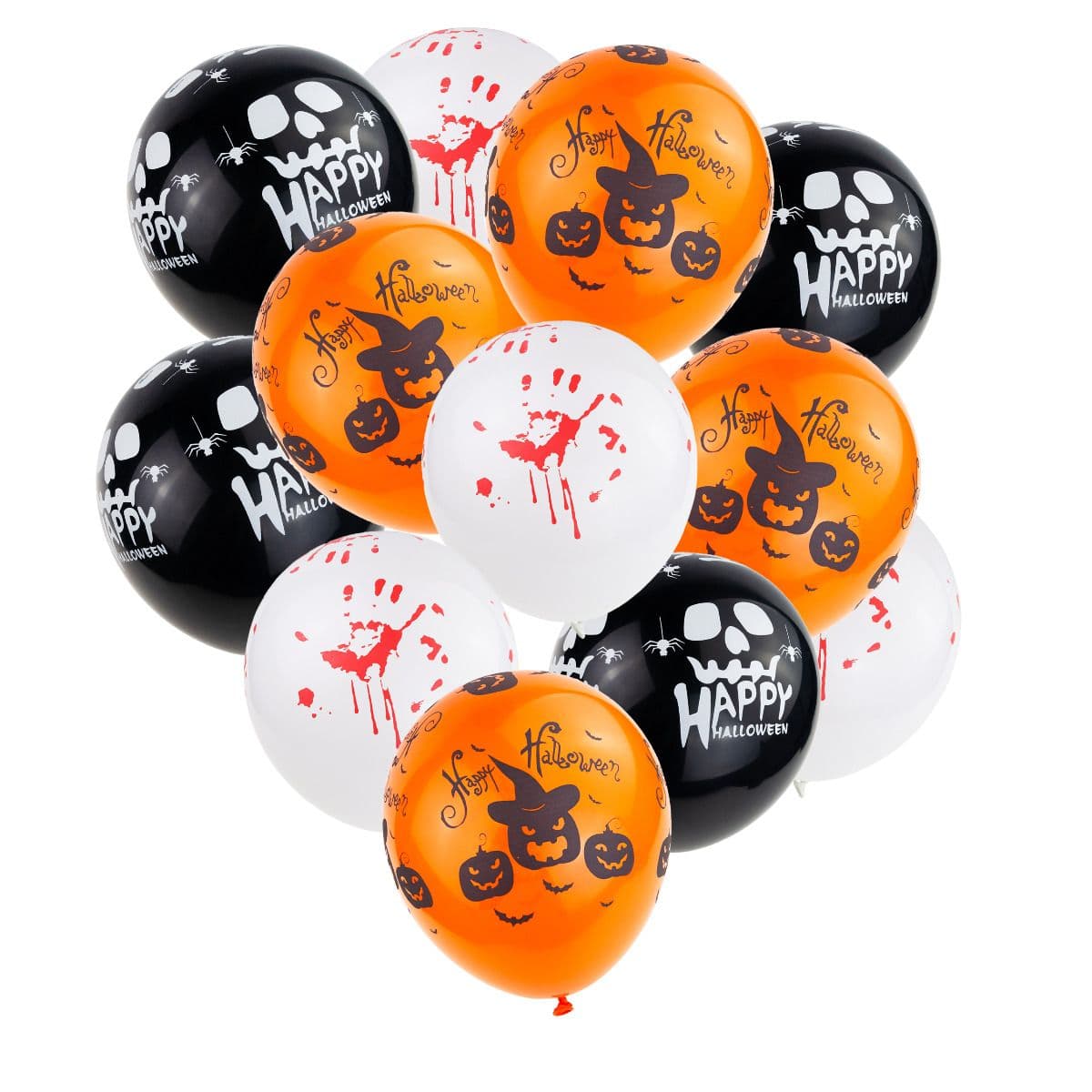 Zestaw ozdobny Halloween – girlanda, balony i obrus
