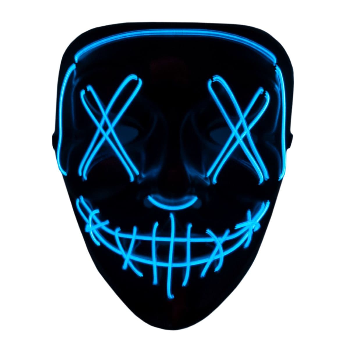 Maska LED Purge – świecąca maska na Halloween imprezę