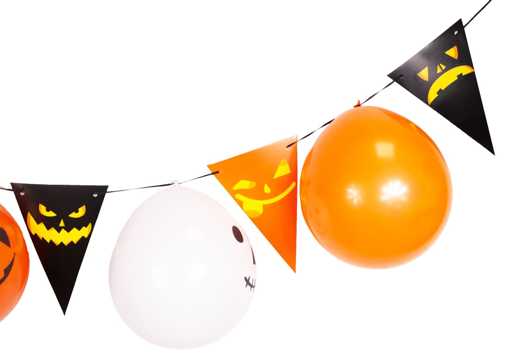 Halloweenowa girlanda balonowa 3 m – duża dekoracja sali i domu