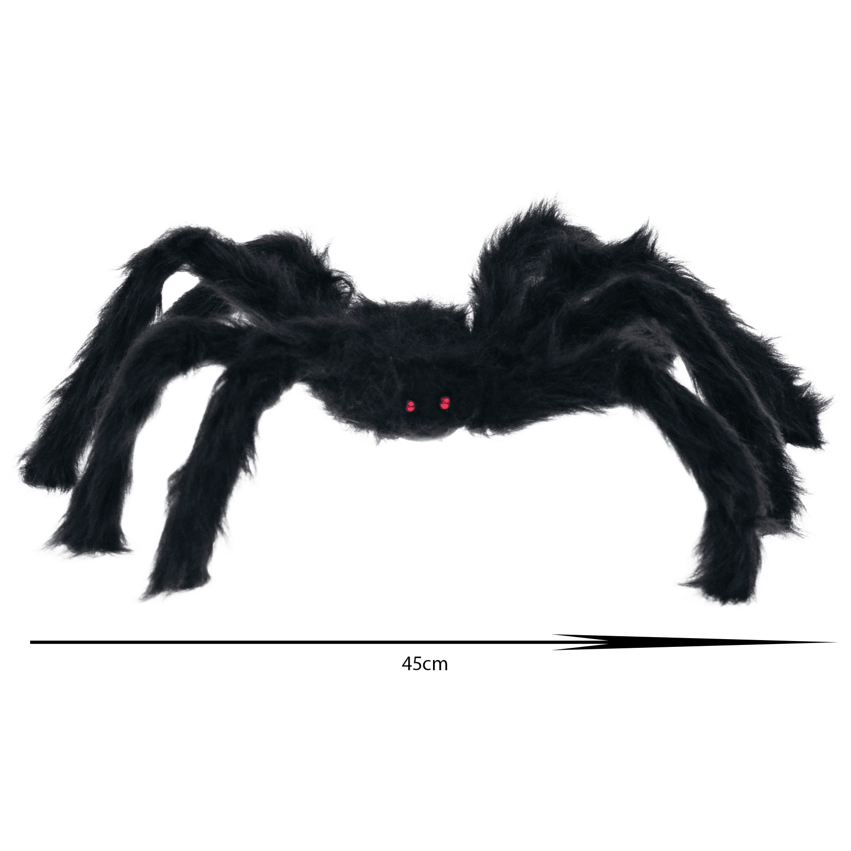 Halloweenowy gigantyczny pająk – włochata dekoracja straszna