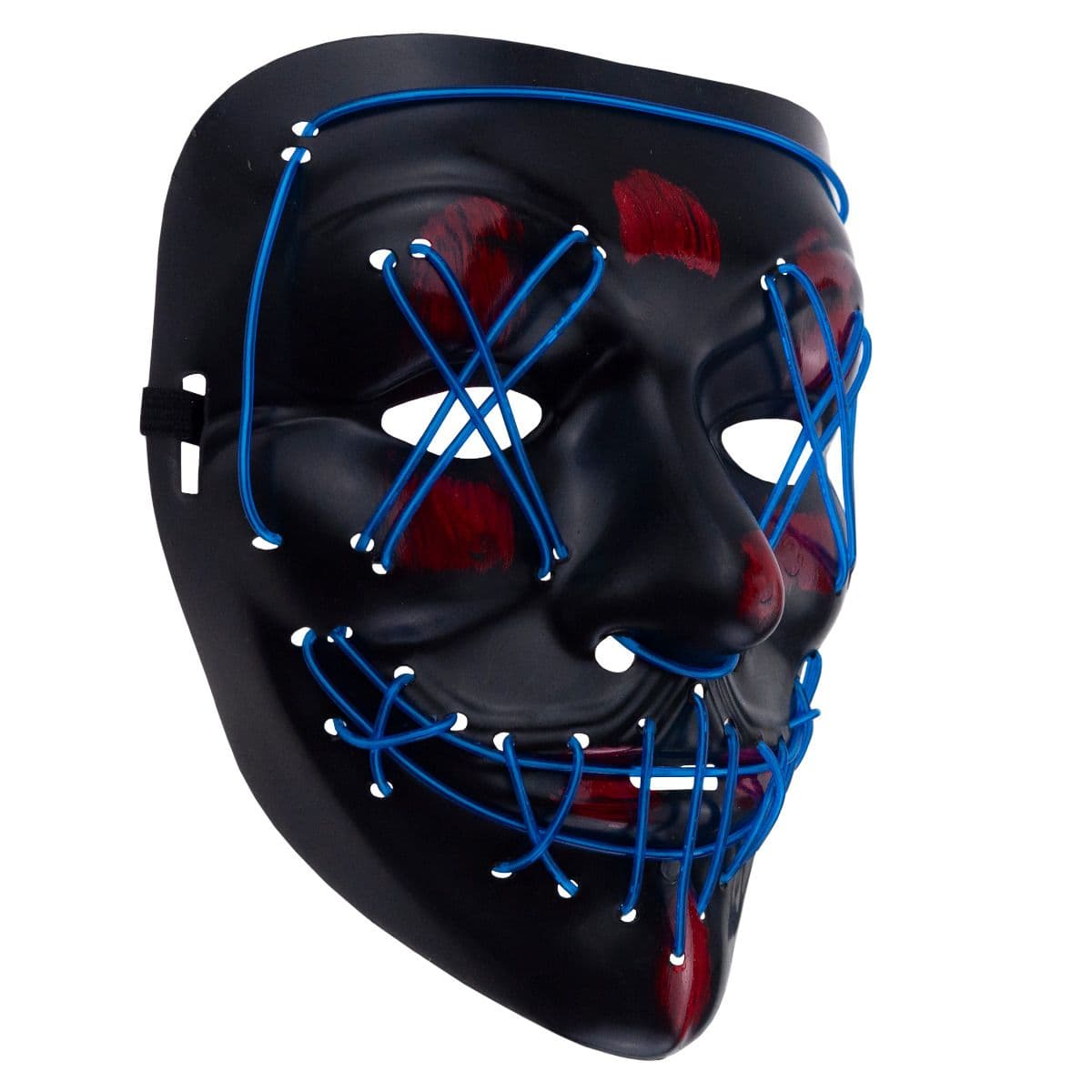 Maska LED Purge – świecąca maska na Halloween imprezę