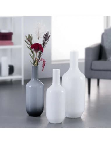 Wazon h 64cm biały Milano - Leonardo