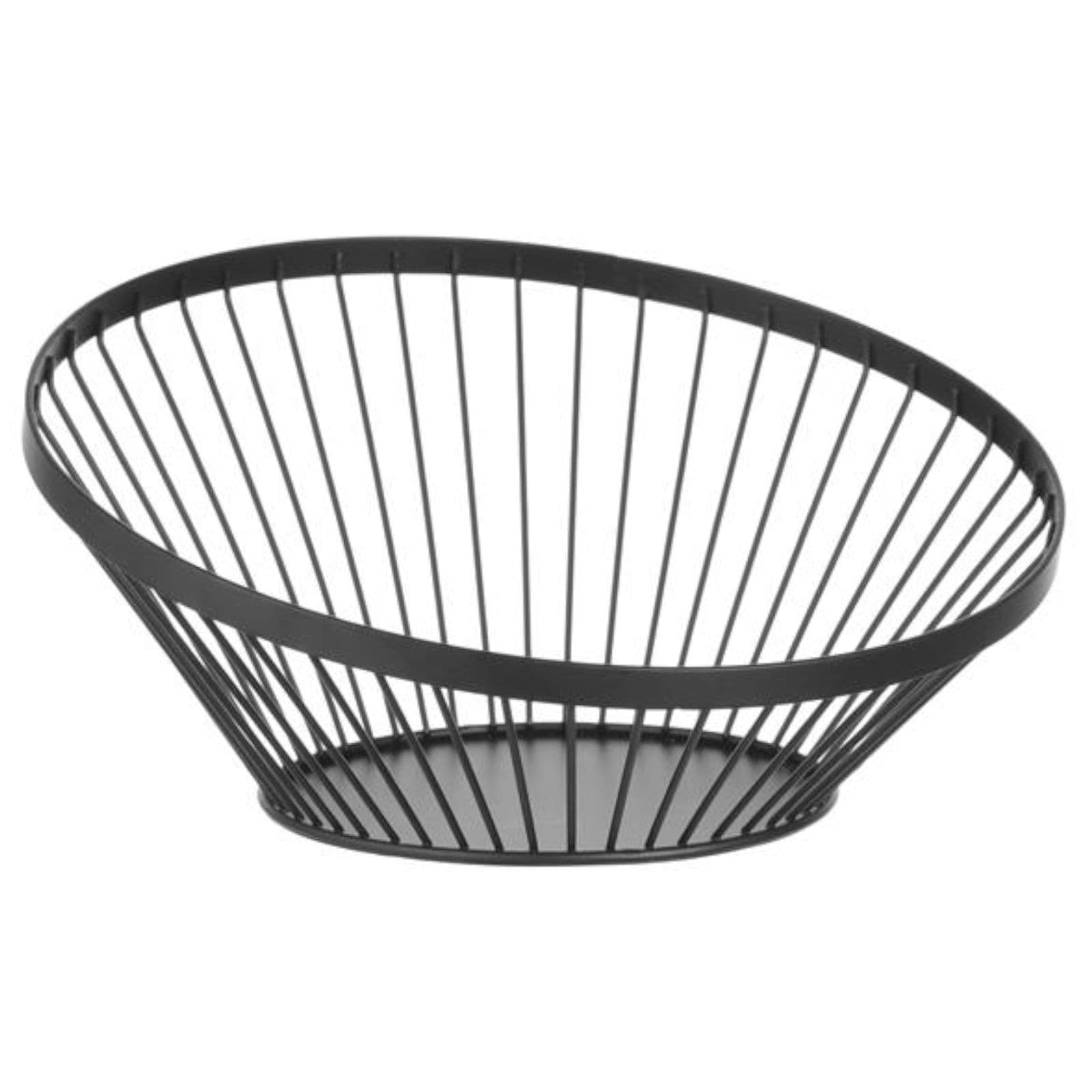 Koszyk druciany na owoce czarny mat 28 cm – Hendi