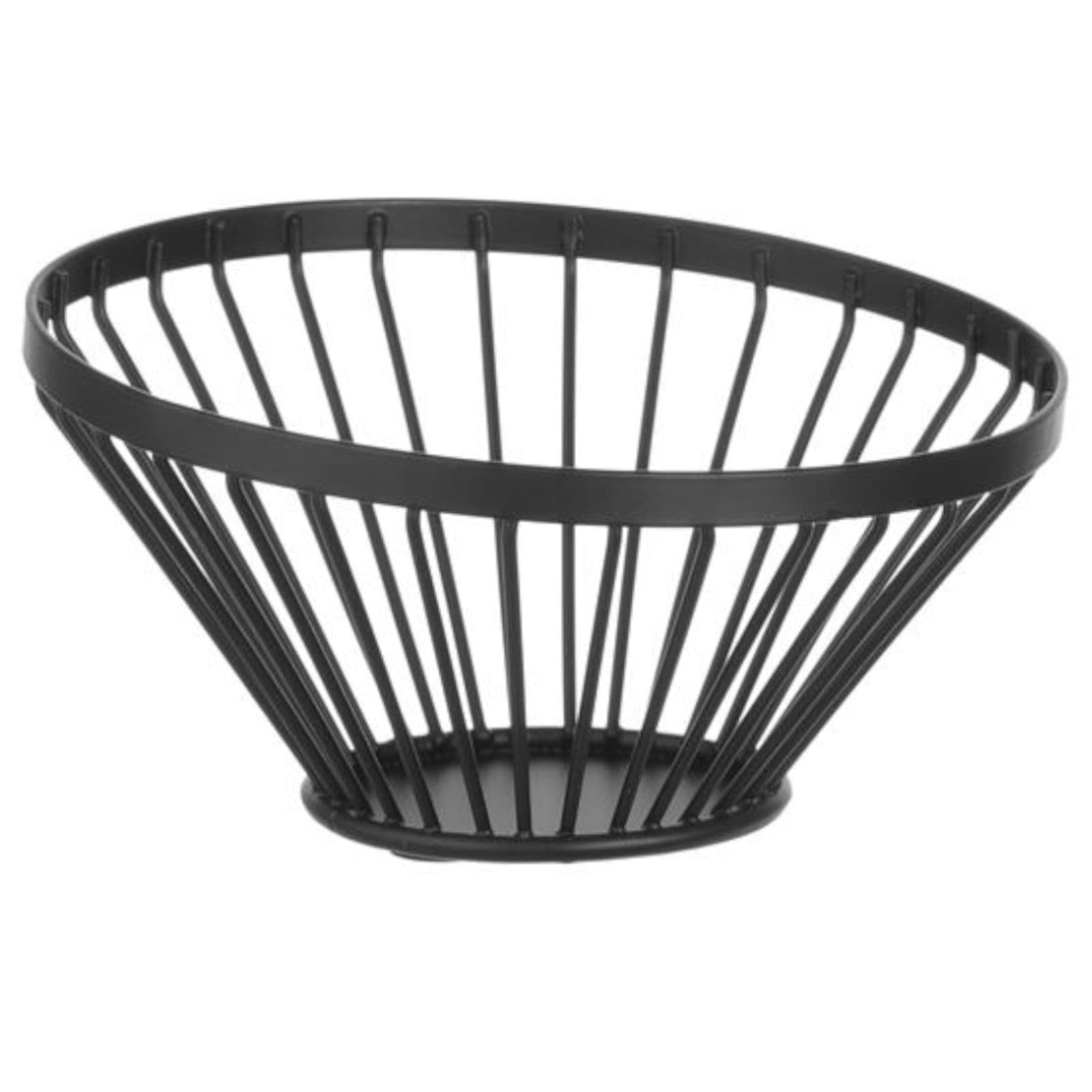 Koszyk druciany na owoce czarny mat 15 cm – Hendi