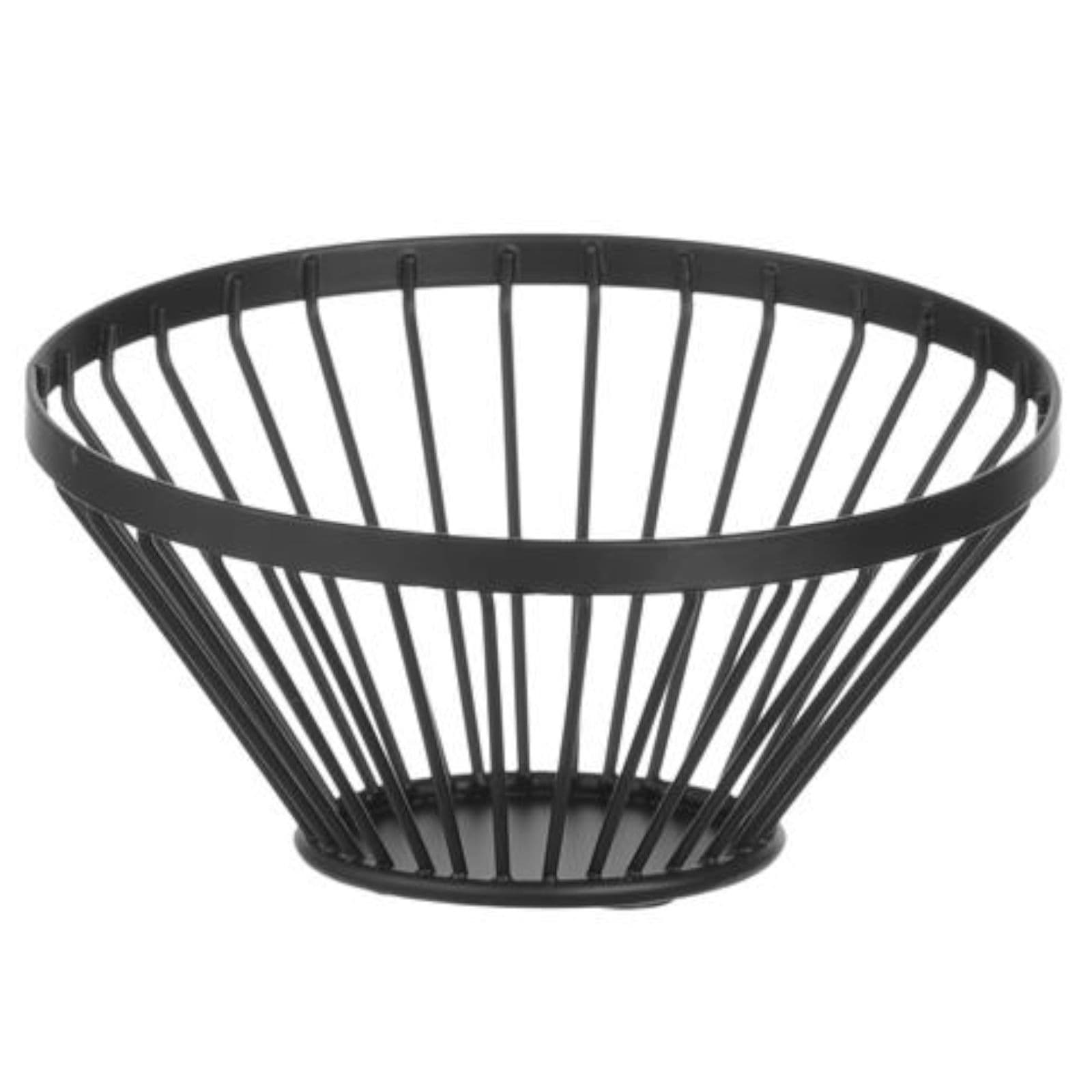 Koszyk druciany na owoce czarny mat 15 cm – Hendi